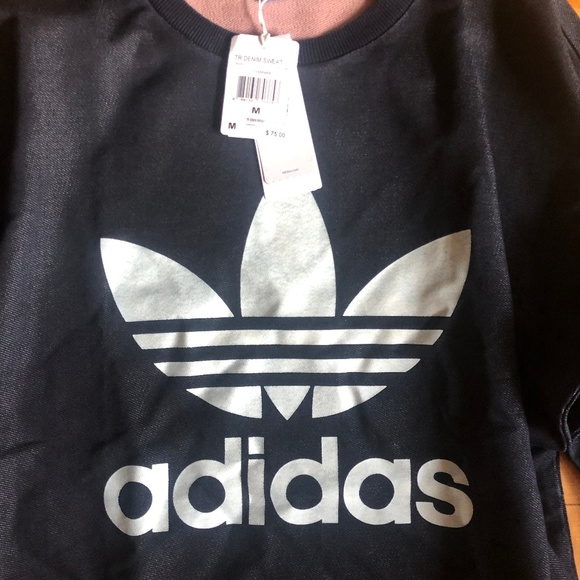 *NWT* Adidas Trefoil Crewneck - Picture 4 of 6